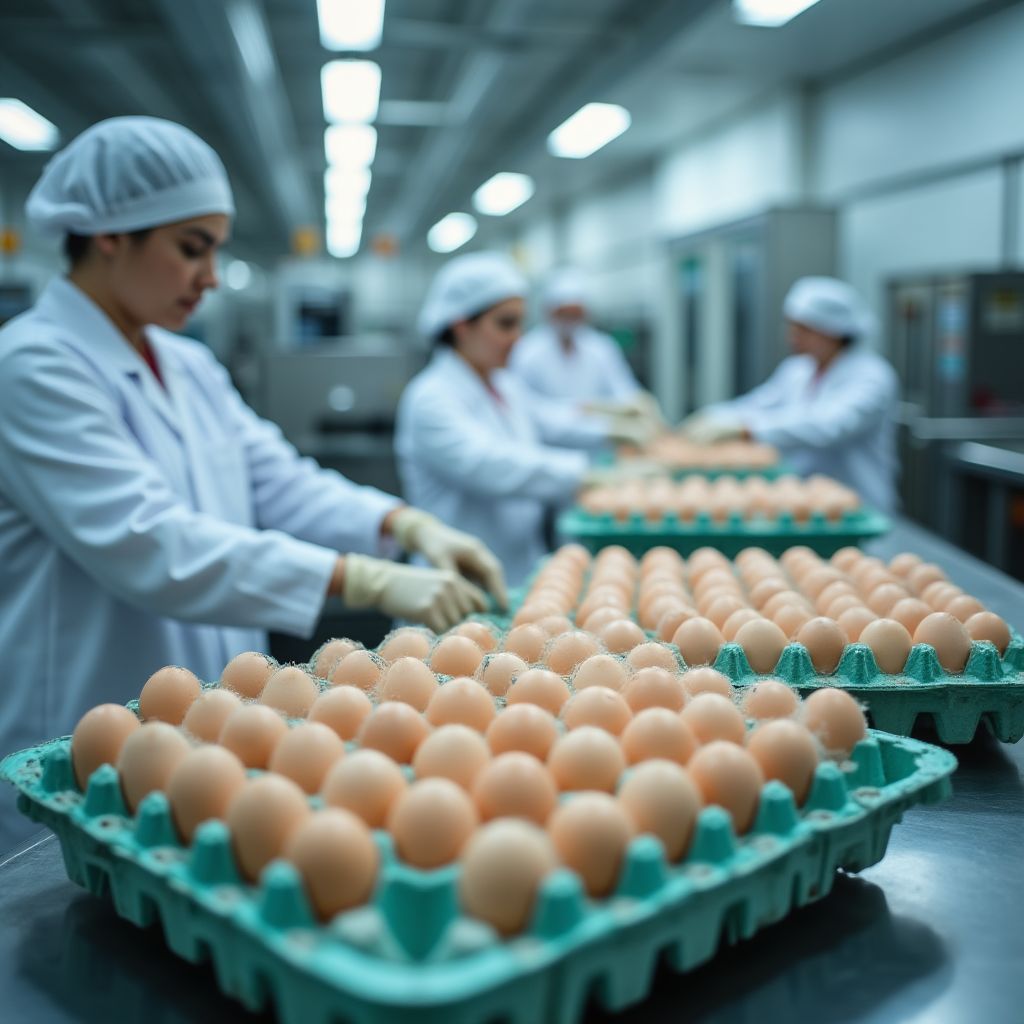 Egg grading and packaging facility